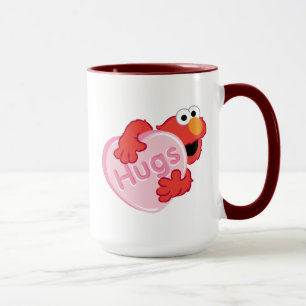 Mug Elmo "Hugs" Valentine Heart Candy