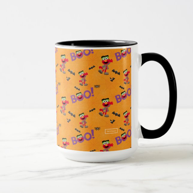 Mug Elmo | Motif Halloween Boo (Droite)