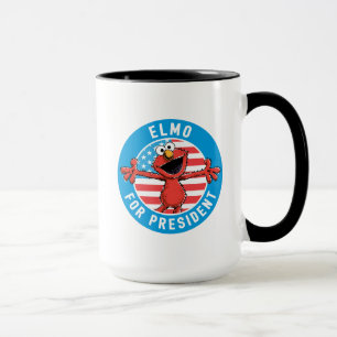 Mug Elmo président - Drapeau