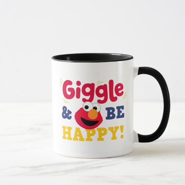 Mug Elmo Rire et être Heureux (Droite)