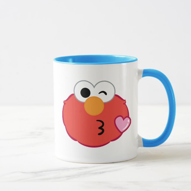 Mug Elmo Visage Envoyant un Bisou (Droite)