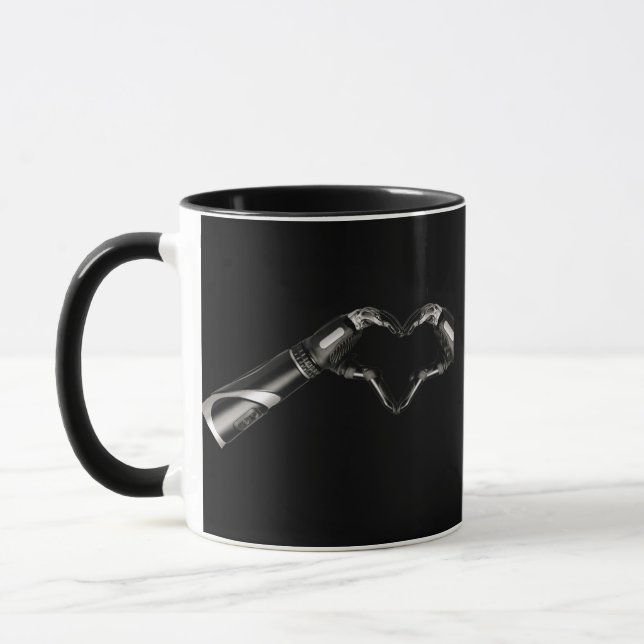 Mug Elon Robot Armoiries Musc de coeur (Gauche)