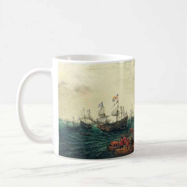 Mug Embarquement à Margate de l'Électeur palatin  (Gauche)