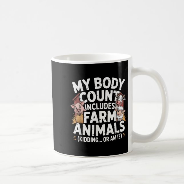 Mug Embarrasser le mème fermier de chemise agricole in (Droite)