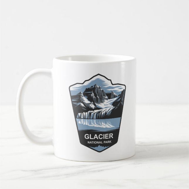 Mug Emblem du parc national des Glaciers (Gauche)