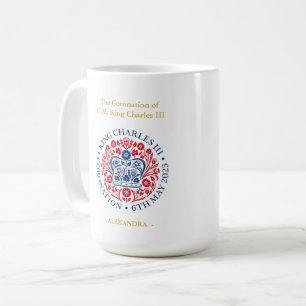 Mug Emblème de couronnement du roi Charles III