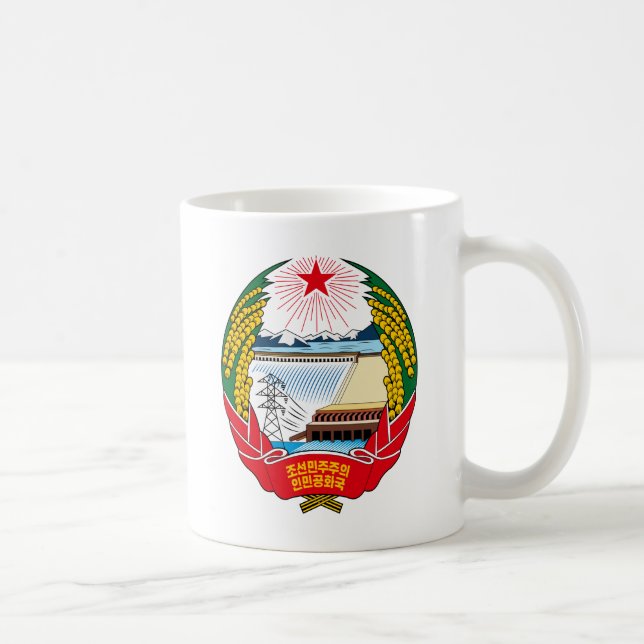 Mug emblème de la Corée du Nord (Droite)