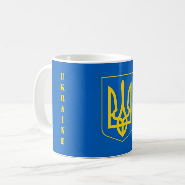 Mug emblème de l'ukraine (Devant gauche)