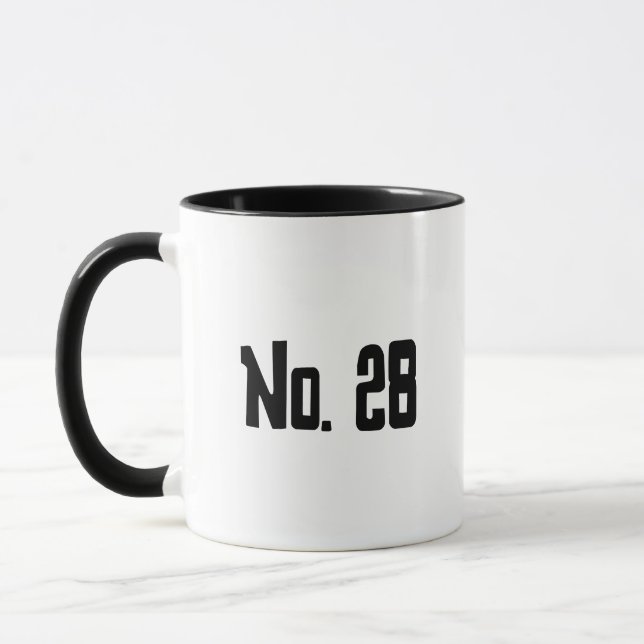 Mug Emblème de no. 28 (Gauche)