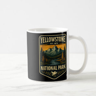 Mug Emblème de patch vintage du parc national de Yello