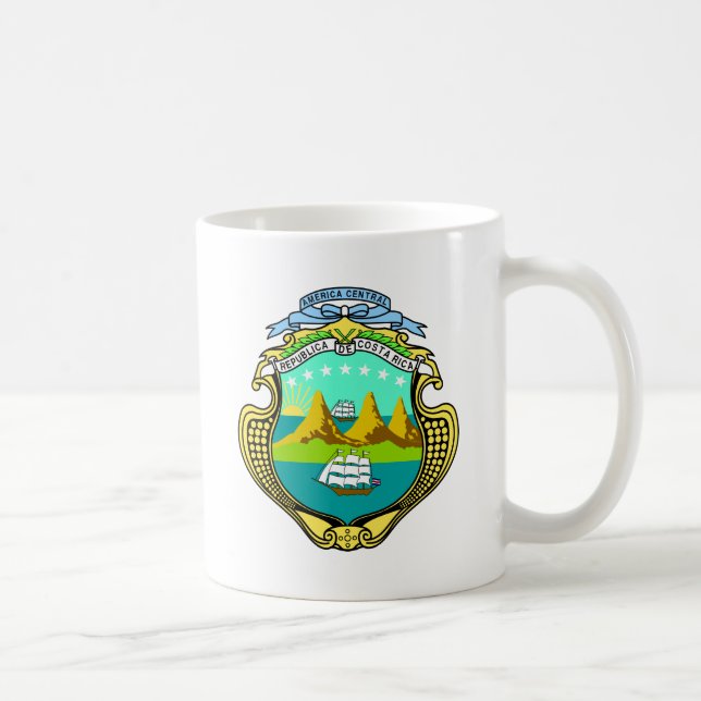 Mug emblème du Costa Rica (Droite)