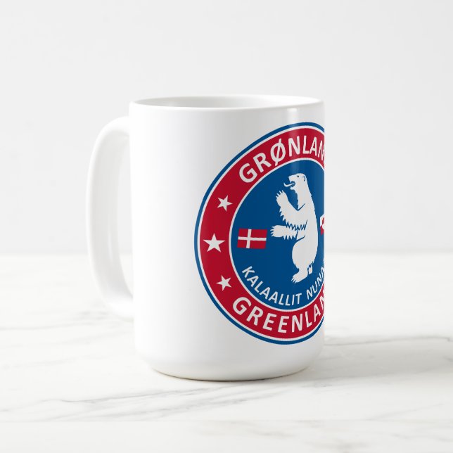 Mug Emblème du Groenland (Devant gauche)