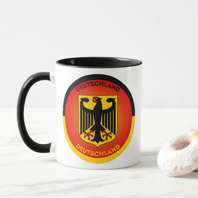 Mug Emblème du patrimoine allemand (Avec donut)
