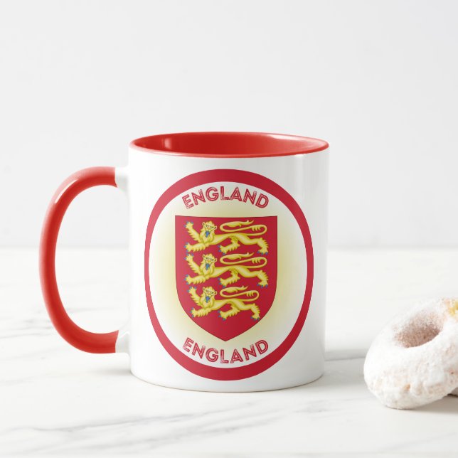 Mug Emblème du patrimoine anglais (Avec donut)