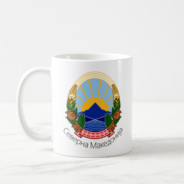 Mug Emblème national de Macédoine du Nord (Gauche)