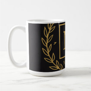 Mug "Emblème Royal NMKY – Monogramme M Crest Design"