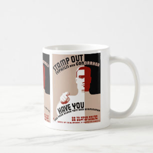 Mug Emboutissez le syphilis et la gonorrhée