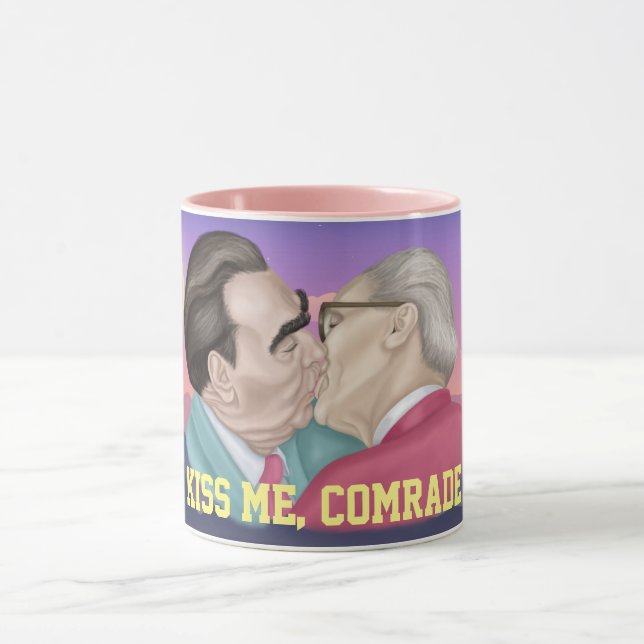 Mug Embrasse-moi camarade - Honecker embrassant Brejne (Centre)