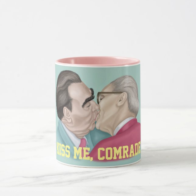 Mug Embrasse-moi camarade - Honecker embrassant Brejne (Centre)