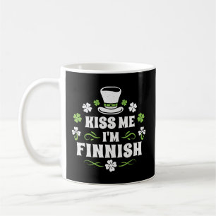 Mug Embrasse-Moi Je Suis Finlandais St Patrick'S Day F