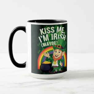 Mug Embrasse-moi Je suis irlandais
