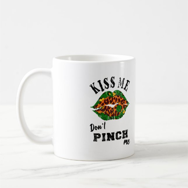 Mug Embrasse-moi, ne me pince pas (Gauche)