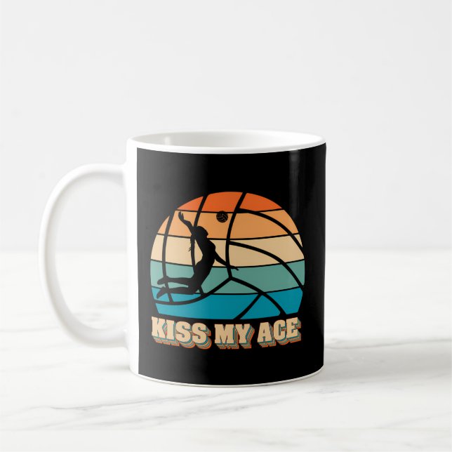 Mug Embrasse Mon Ace Volleyball Pour Les Joueurs De Vo (Gauche)