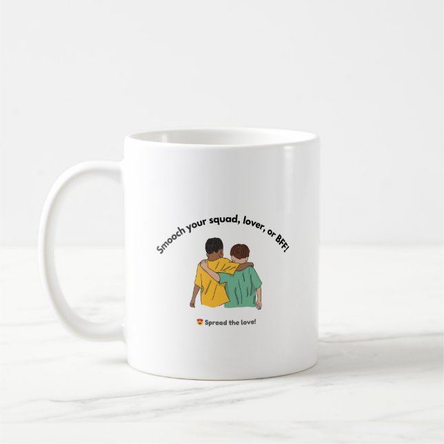 Mug Embrasse ta journée d'homme (Gauche)