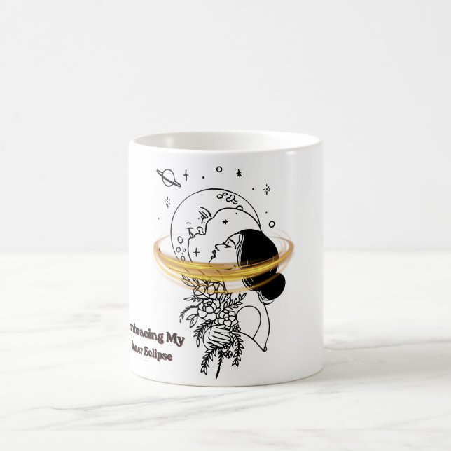 Mug Embrasser mon éclipse intérieure Art en ligne luna (Centre)