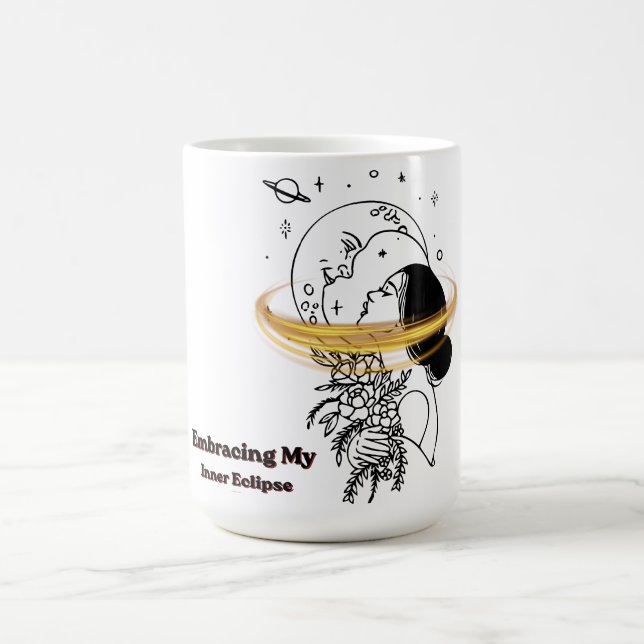 Mug Embrasser mon éclipse intérieure Art en ligne luna (Centre)