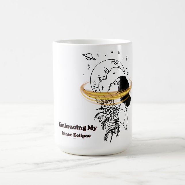 Mug Embrasser mon éclipse intérieure Art en ligne luna (Centre)