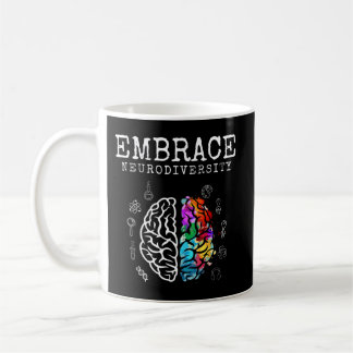 Mug Embrassez la chemise neurodiversité. Ce neuro cool