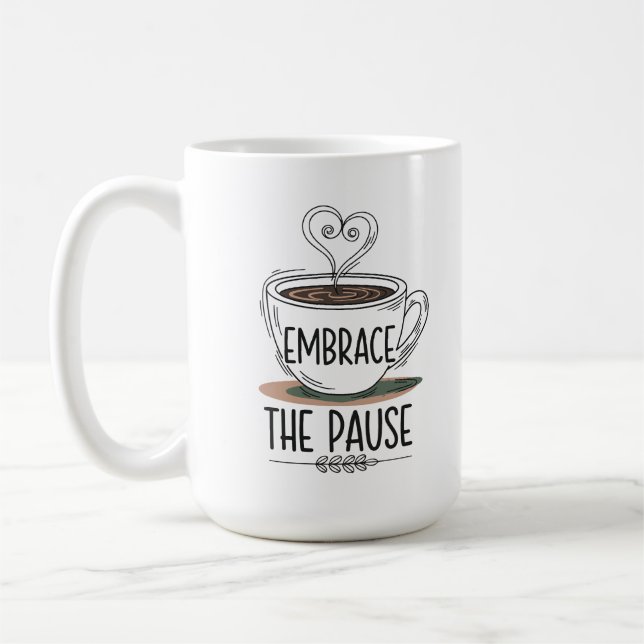Mug "Embrassez la pause" Mindfulness (Gauche)