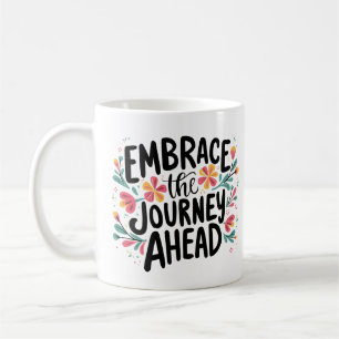 Mug Embrassez le voyage à l'avant-garde de la typograp