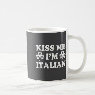 Mug Embrassez-Moi Je Suis Italien Italia Fête De La Sa