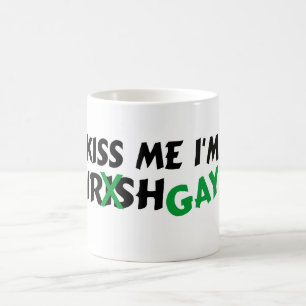 Mug Embrassez-moi l'homosexuel Im irlandais