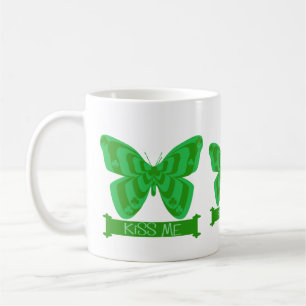 Mug Embrassez-moi papillon irlandais