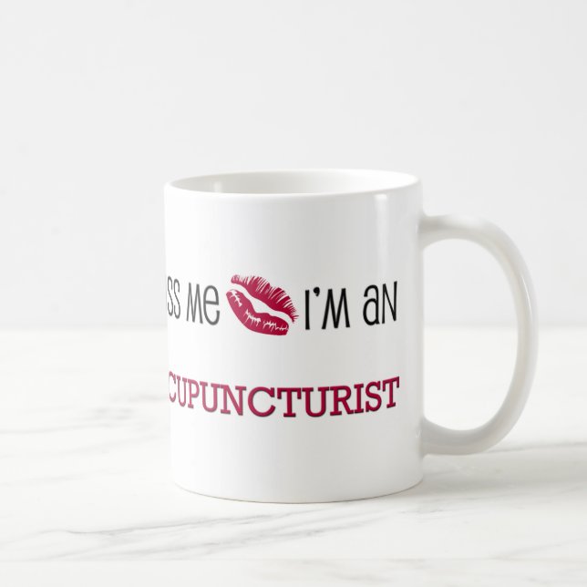 Mug Embrassez-moi que je suis un ACUPUNCTEUR (Droite)