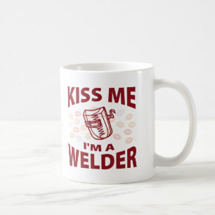 Mug Embrassez-moi que je suis un soudeur