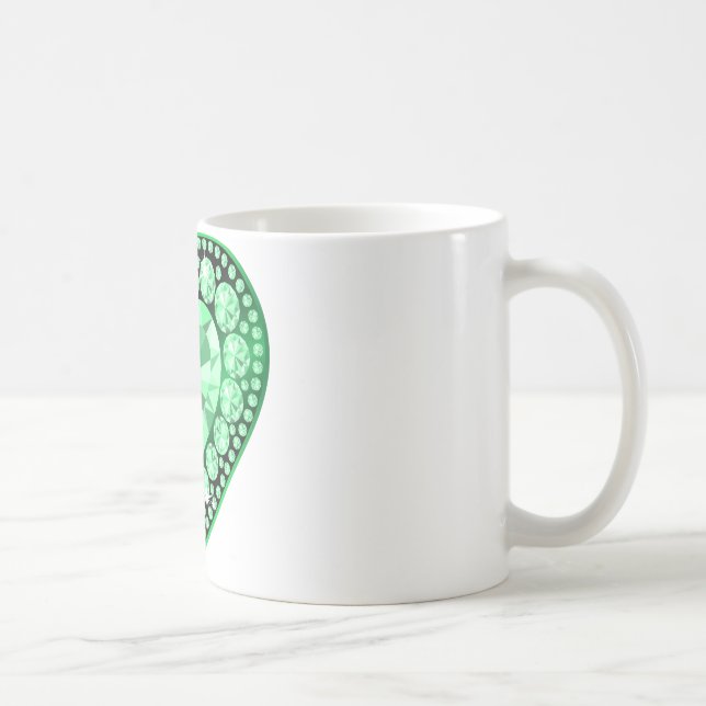 Mug Emerald Gem Heart (Droite)