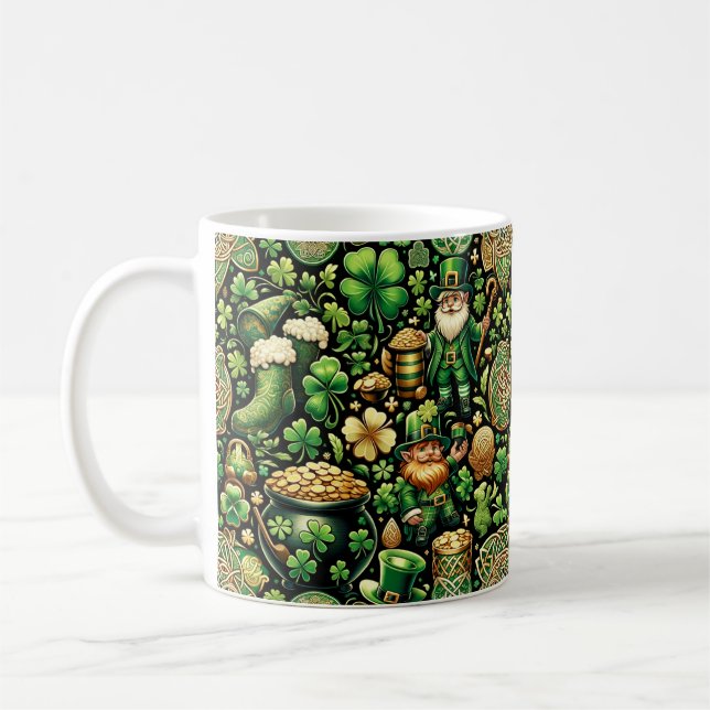 Mug Emerald Isle Charme : Pat de la Saint Patrick sans (Gauche)