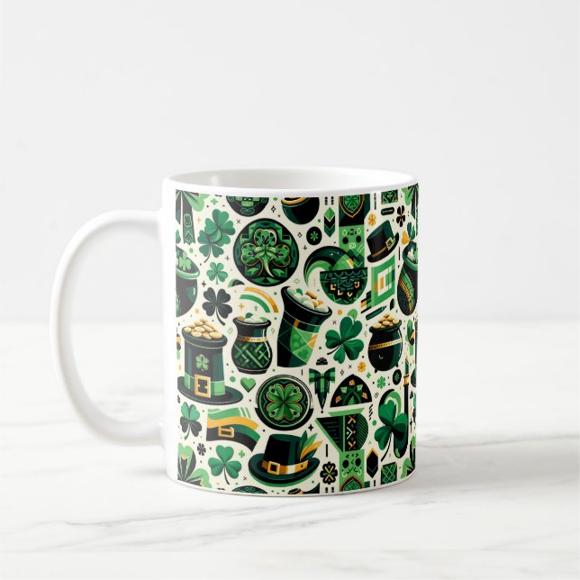 Mug Emerald Isle Charme : Pat de la Saint Patrick sans (Gauche)