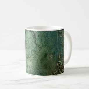 Mug Émeraude Green Rustic Steampunk Horloge (8)