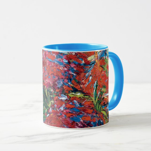 Mug Emil Nolde Fleurs Rouges Expressionnisme Beaux-Art (Devant droit)