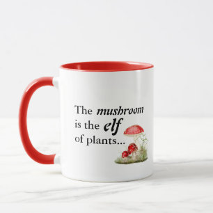 Mug Emily Dickinson "Le champignon est l'elfe des Plan