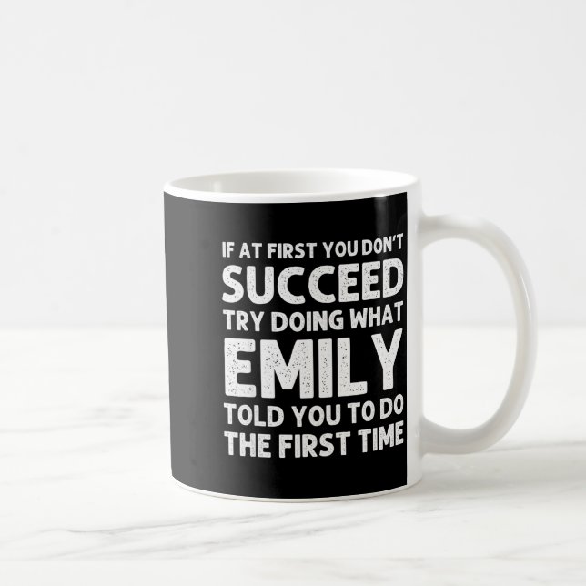 Mug Emily Name D Birthday Funny Christmas Joke  (Droite)