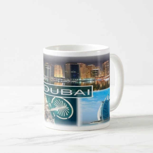 Mug Émirats arabes unis - Dubaï - Tours de marina (Devant droit)