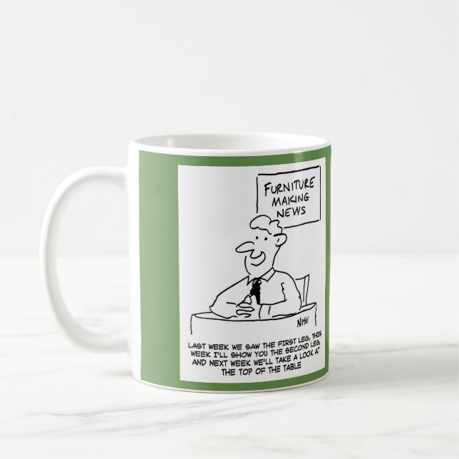 Mug Émission TV, Menuiserie (Gauche)