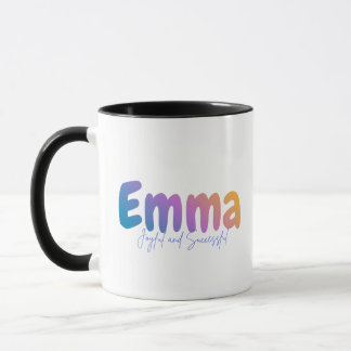 Mug Emma Name Gift - Joyful and Successful - Personali