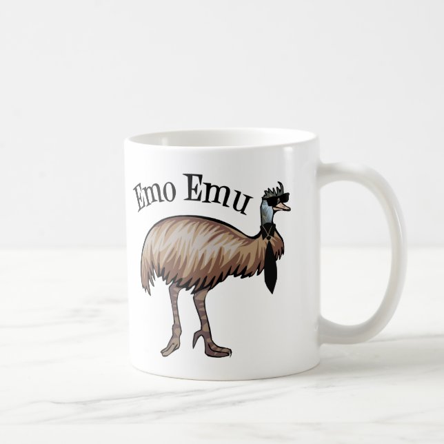 Mug Emo Emu Funny Hipster (Droite)